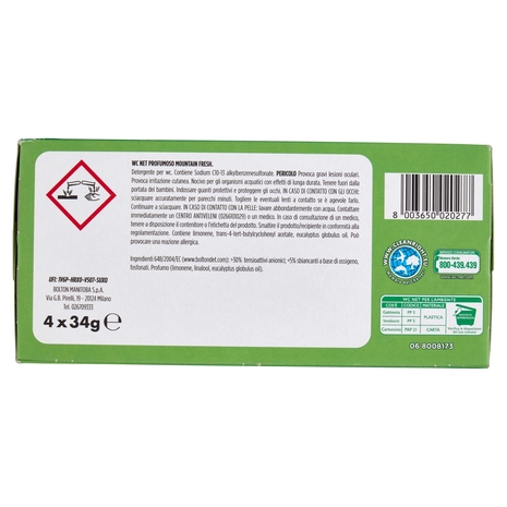 WC Net Profumoso Mountain fresh 4 x 34 g